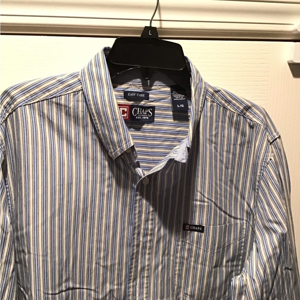 CHAPS Long-Sleeve Casual Shirt (L)